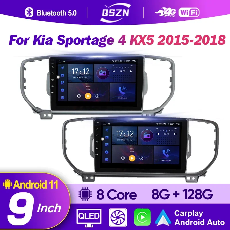 Radio Kia Sportage 8core Carplay Inalámbrico Y Android Auto