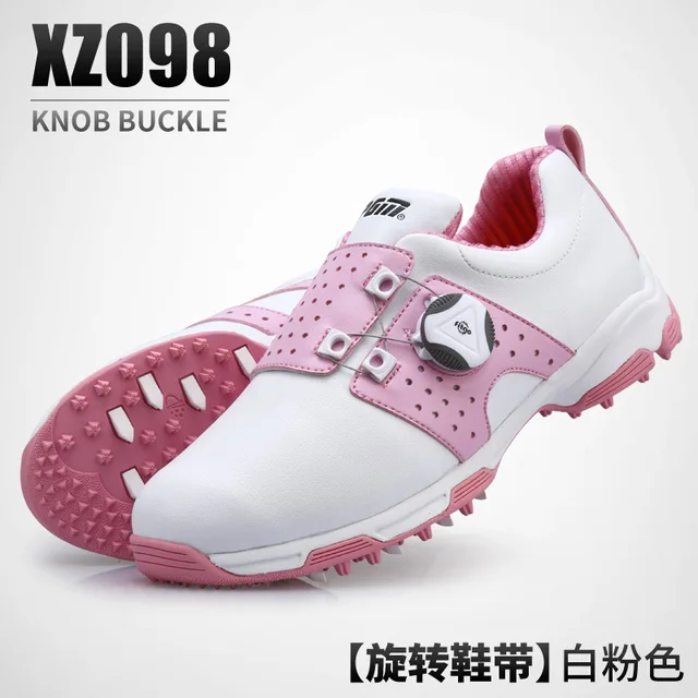 Motiveren Bekritiseren vermoeidheid Pgm Vrouwen Golfschoenen Waterdichte Lichtgewicht Knop Gesp Schoenveter  Sneakers Dames Ademend Antislip Trainers Schoenen XZ098 - AliExpress sport  & Entertainment