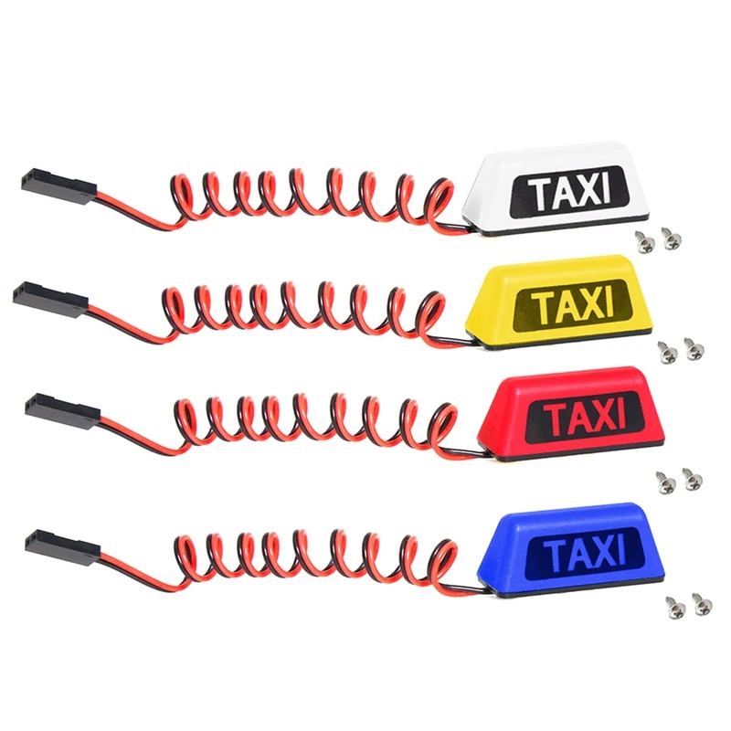 TAXI Car Roof Light Universal For RC Car 1/10 RV 1/8 Climbing Vehicle Off-Road Vehicle DIY Retrofit RC R160