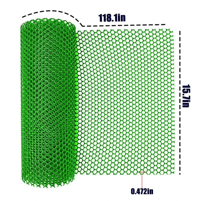 40 Cm -Es Műanyag Kerti Kerítés Háló Üreges Lélegző Hatszög Alakú Tartozék A Vízi Termékekhez Baromfitenyésztő Kellékek - Image 6