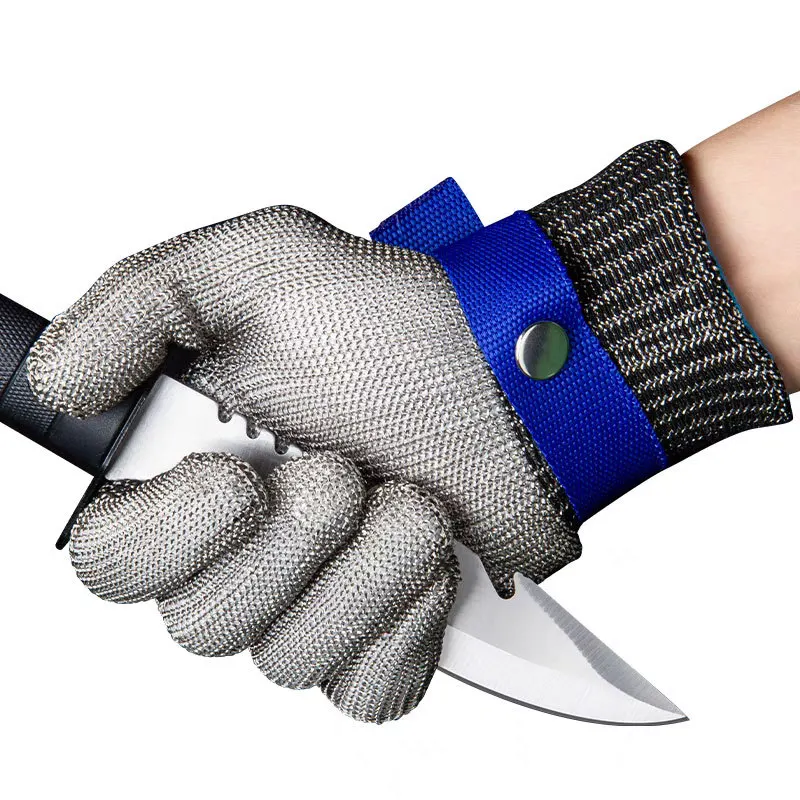 Stainless Steel Gloves Anti-cut Safety Cut Resistant Hand Protective Metal Meat Mesh Glove for Butcher Wire Knife Proof Stab BEST SELLERS