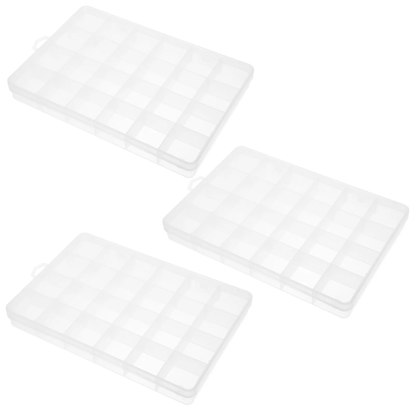 

3 Pcs Storage Box Tackle Case Fishing Hook Organizer Craft Organizers and Beaded