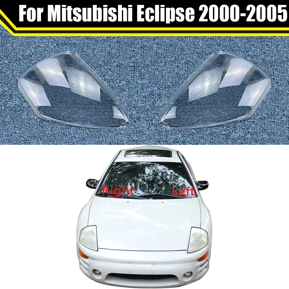 CarFrontGlassLensLampShadeShellForMitsubishiEclipse20002005