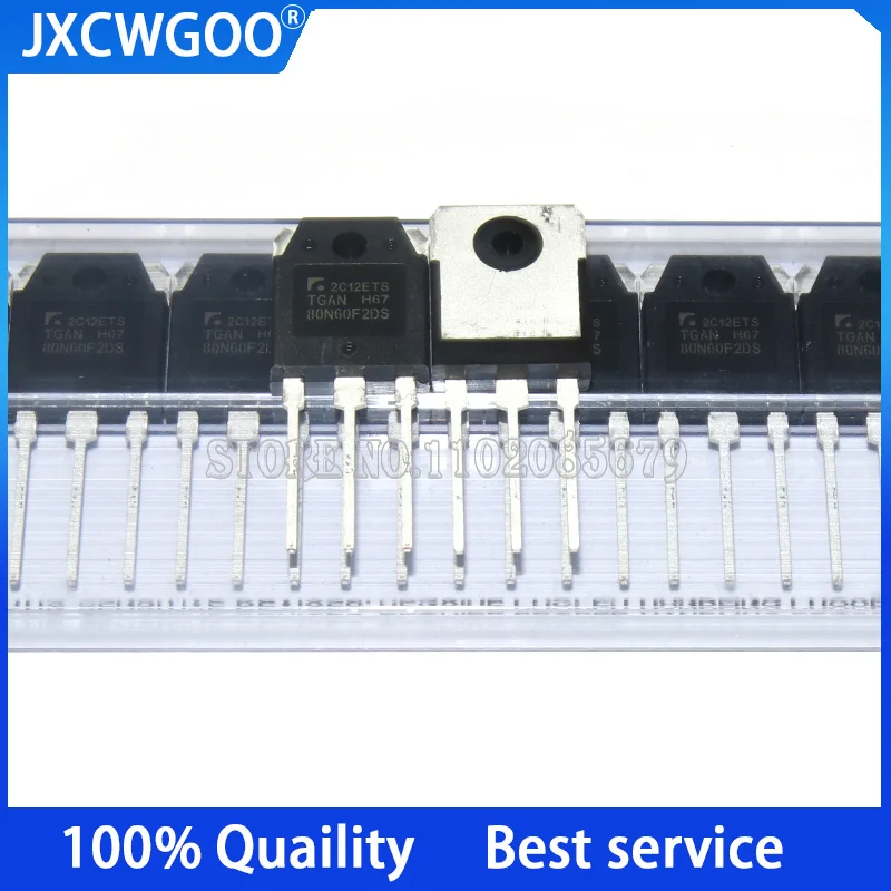 10PCSTGAN80N60F2DS80N60F2DSTO247IGBTfieldeffecttransistor80A