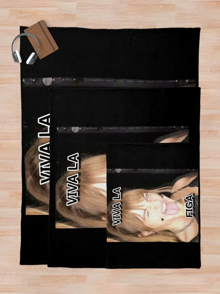 Victoria de Angelis VIVA LA FIGA Throw Blanket Baby Blanket Summer Blanket Shaggy Blanket