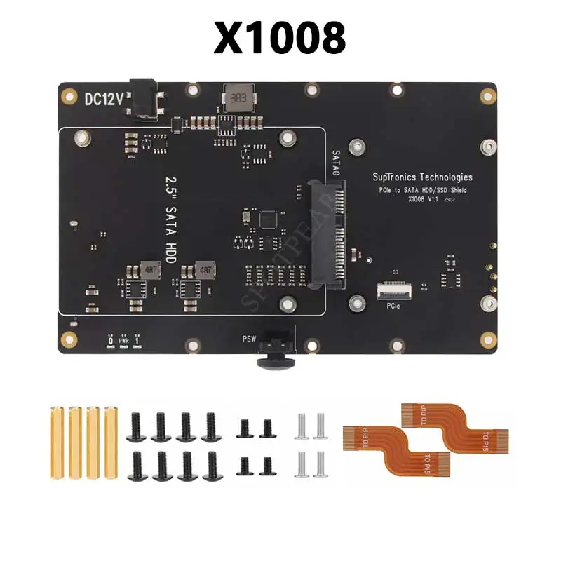 Raspberry pi 5 pcie x1008から2.5 