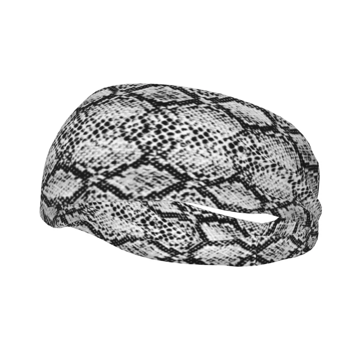 

Snake Skin Retor Outdoor Sport Sweatband Elastic Sweat Headbands Tennis Gym Fitness Head Sweat Bandage Non Slip Hair Sweat Band