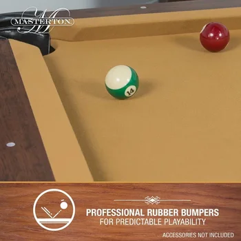 EastPoint Sports Masterton Billiard Bar-Size Pool Table 87 Inch or Cover – Perfect for Family Game Room 5