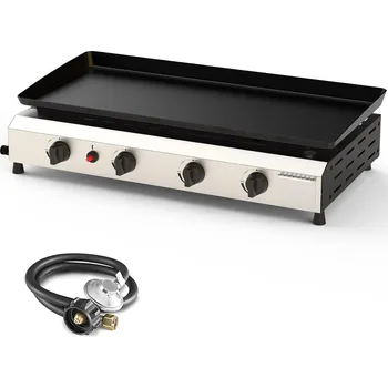 30" 4 Burner Portable Propane Griddle 1