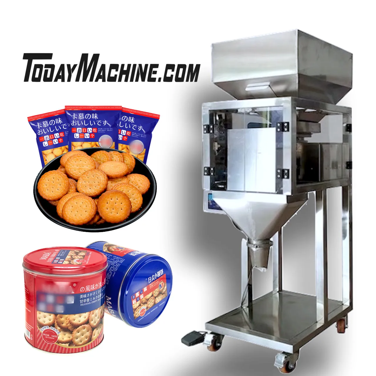 

4 Heads Linear Weigher for Cereal Beans Seed Filling Machine