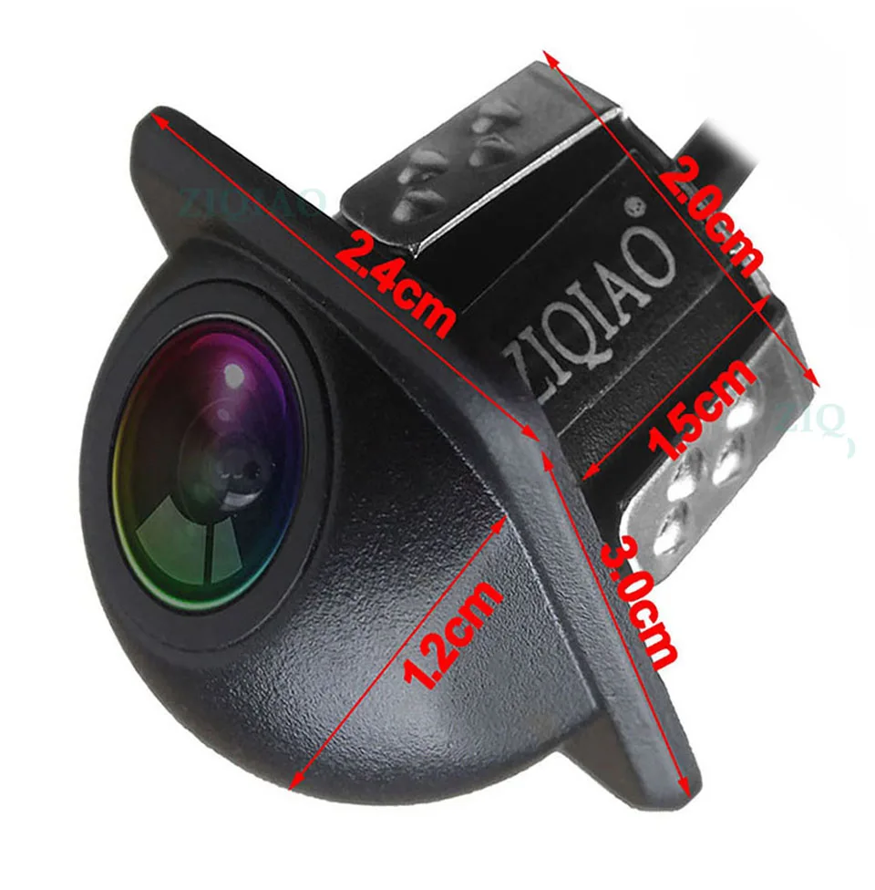 ZIQIAO Car Rear View Parking Camera Universal HD Night Vision Waterproof Auxiliary Reversing Camera HS001 rear camera rear view camera
