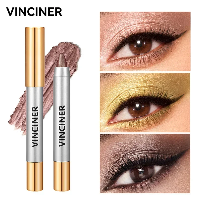 8 Colors Pearlescent Eyeshadow Pencil Waterproof Long Lasting Shimmer Highlighter & Eye Shadow Eyeliner Stick Eyes Makeup Tool eyeshadow stick eyeshadow pencil eyeshadow pen eyeshadow eyeliner