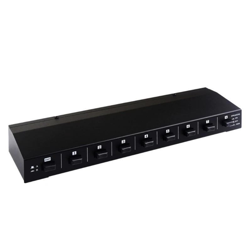 

2 in 8 out Passive Amplifiers Speaker Selector Switcher Switching Distributor