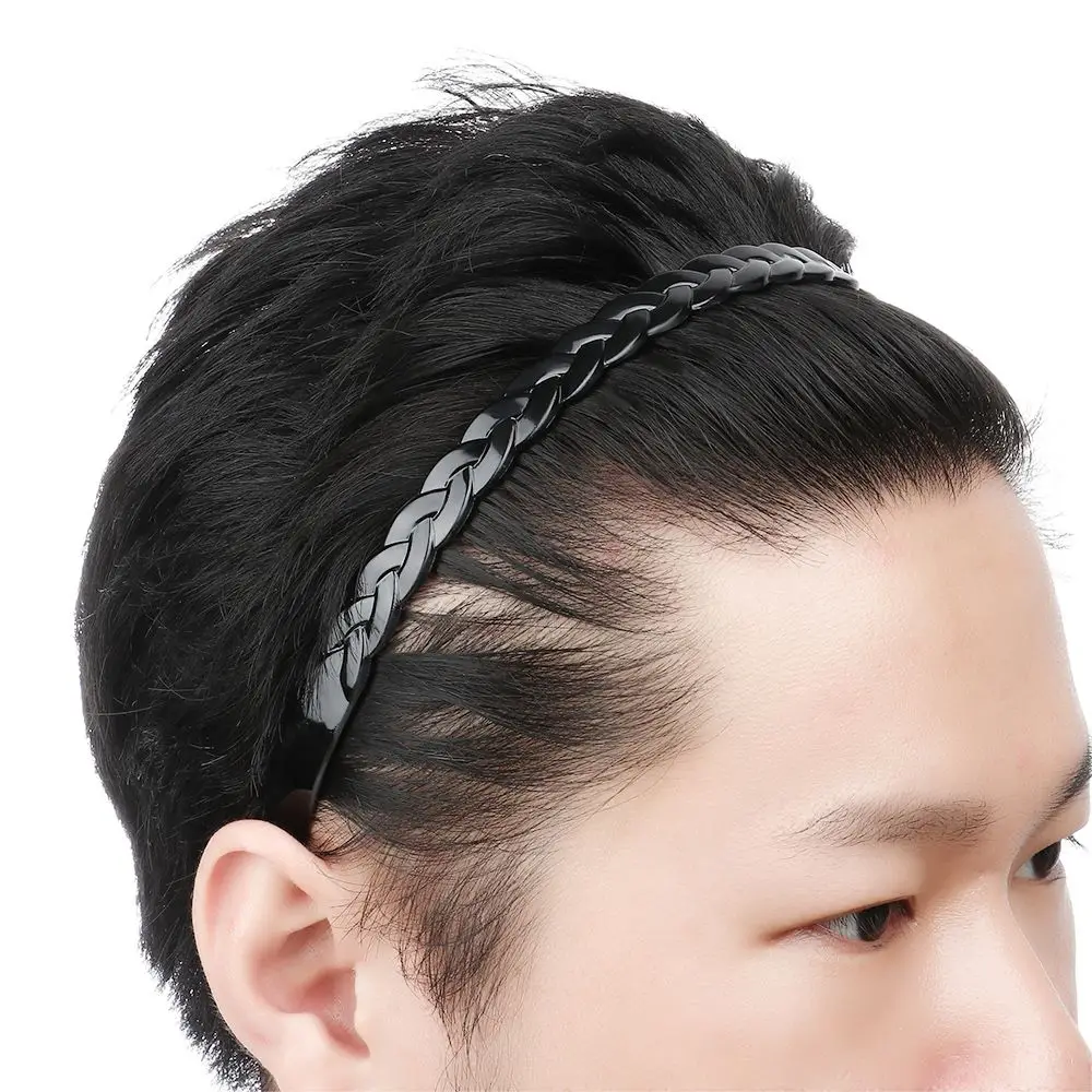 Wavy Hair Band Unisex Hairband for Men Women Sport Hair Hoop Non-slip Headwear Accessories Outdoor Fashion Yoga Head Band