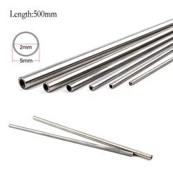 1-10pcs 304 Seamless Stainless Steel Capillary Tube 500mm length 1mm/1.5mm/2mm/3mm/4mm/5mm/6mm/8mm/10mm/12mm