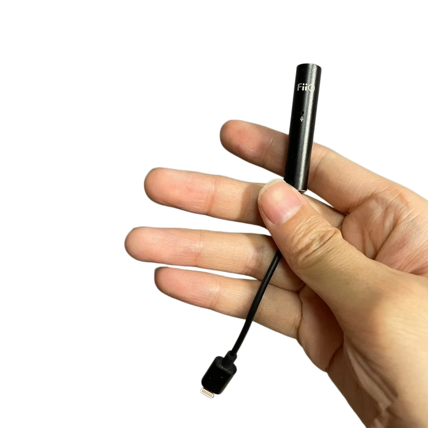 FiiO i1 FI11 FI1123 DAC FiiO 앰프 DAC 아이폰 MFI용 FiiO 3.5mm to 라이트닝 이어폰 dac i1 사운드 품질 향상