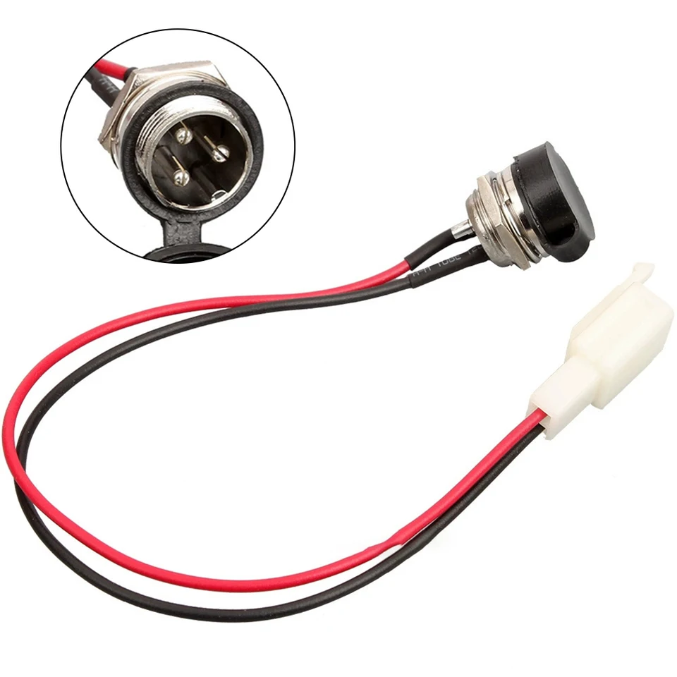 Porta Di Ricarica Per Hoverboard E Scooter Elettrico - 3 Pin, 2 Fili Porta Di Ricarica Per Hoverboard E Scooter Elettrico - 3 Pin, 2 Fili
