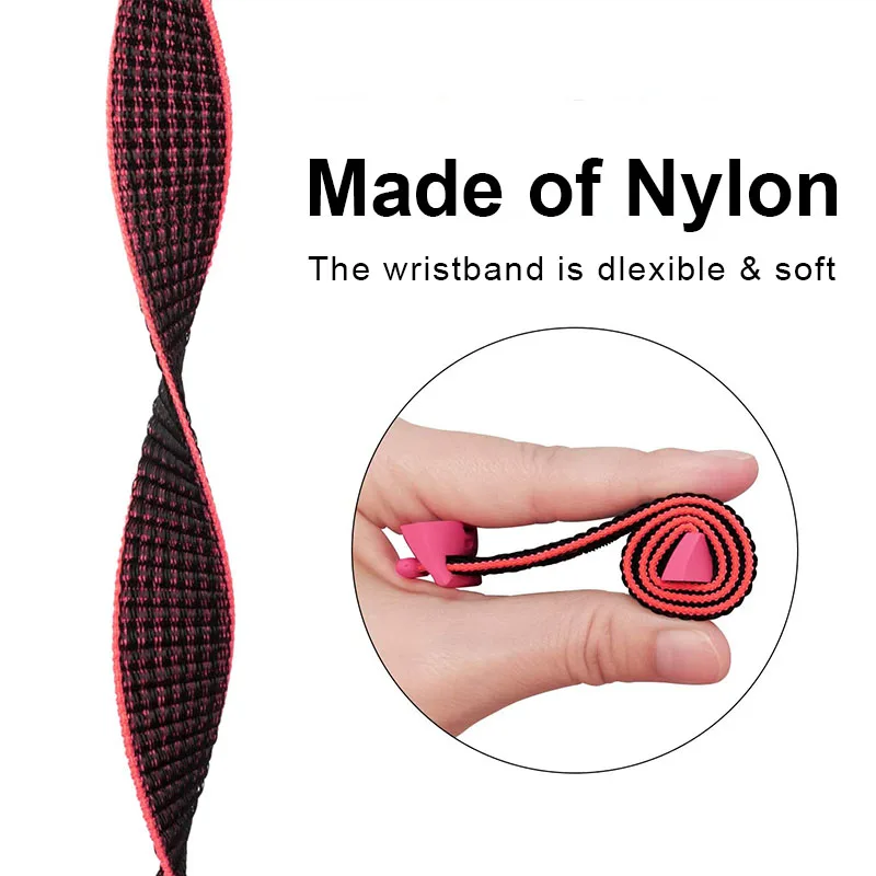 Nylon Sport Bracelet Loop Wristband