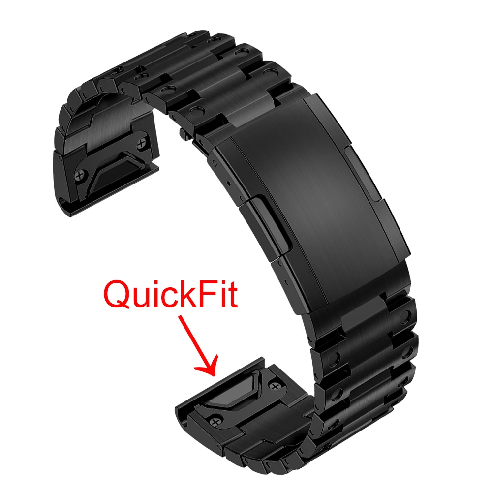 Bracciale In Acciaio Inossidabile Per Garmin Forerunner 945 955 Cinturino In Metallo Garmin Descent Mk2/Fenix 7X Cinturino Accessori Sostituibili