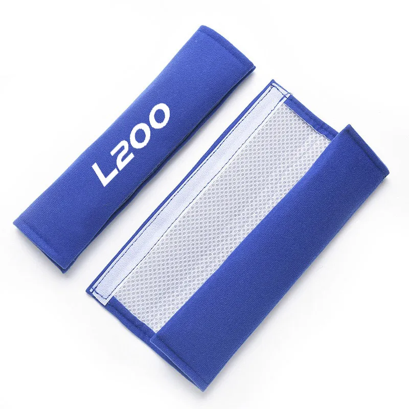 2Pcs Car Seat Belt Covers Shoulder Protector for L200 Car Accessories