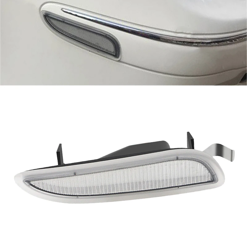 

Front Right Bumper Side Marker Light Housing Shell Cover Fit for Mercedes Benz C209 A209 CLK-Class W203 C55 AMG Sedan 2098200221