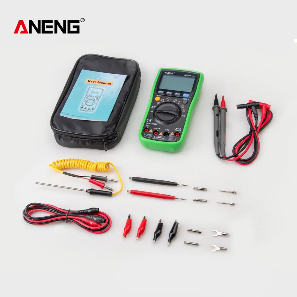Digital Multimeter ANENG AN870 Profesional 19999 Counts True Rms AC/DC Voltage Current NCV Transistor Accurate Auto Range Tester image 10