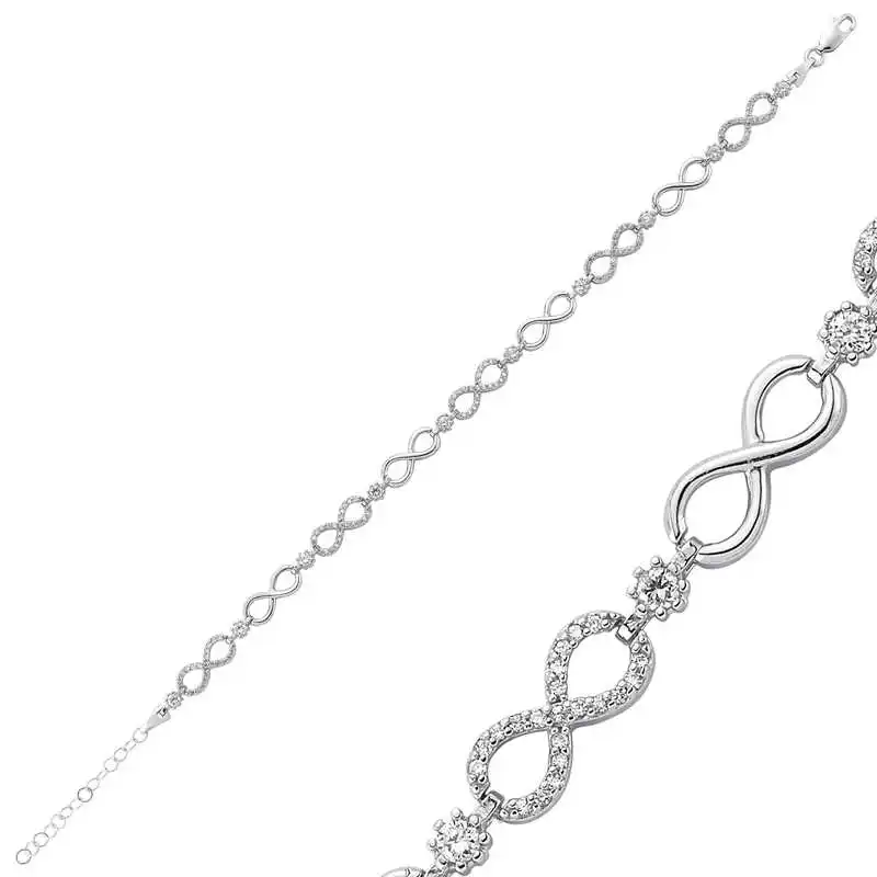 

Tevuli 925 Sterling Silver Infinity Ladies Bracelet