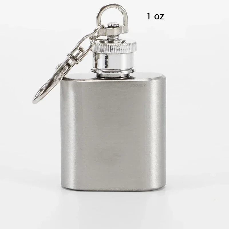 Roestvrijstalen kolf, draagbare alcoholfles met trechter Whiskyfles voor mannen(5oz
