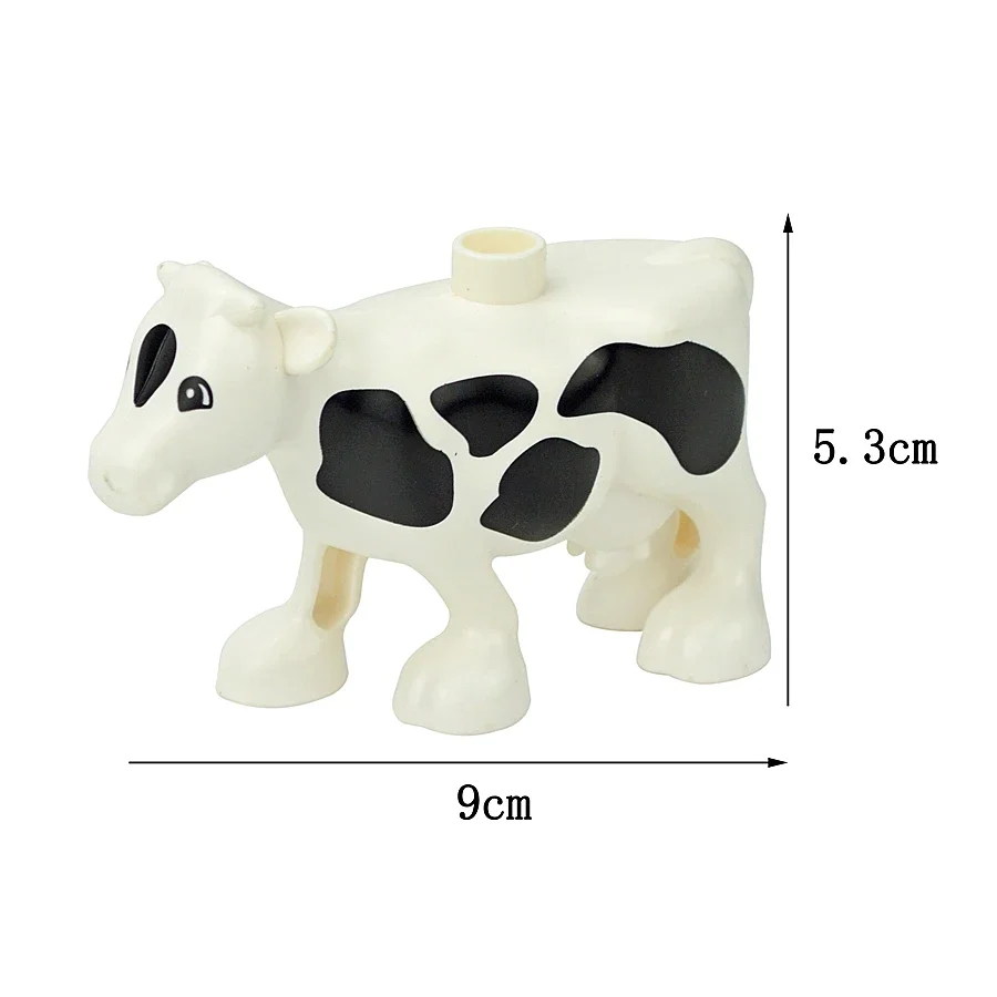 Bulk Large Animal Building Blocks Set - Farm & Zoo Creatures Toys