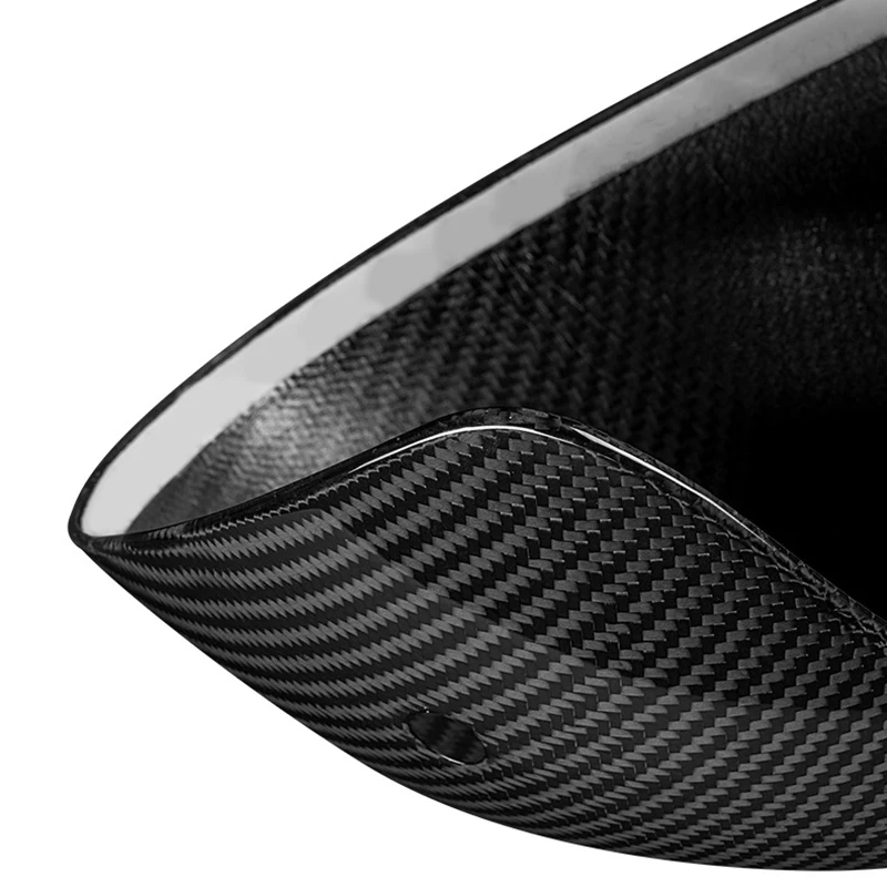 실제 탄소 섬유 자동차 사이드 미러 커버, 백미러 트림, BMW 미니 R55 R56 R57 R58 R59 R60(2007-2014)