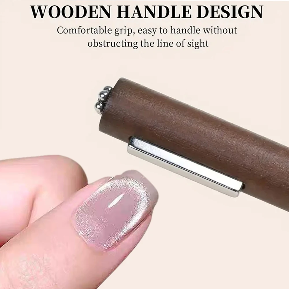 Magnet Stick 3-IN-1 Strong For 3D Magnetic Cat Eye Gel Exploding sparks Pattern Multi-functional UV Gel Nail Magnet Stick