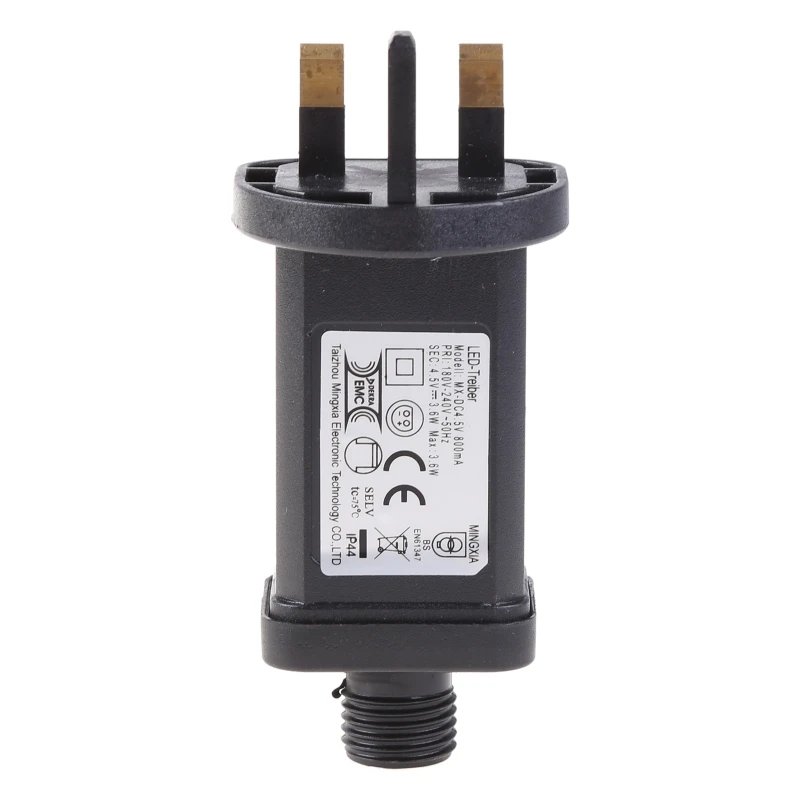Universal Power Supply Adapter, 4.5V 800mA, Ideal for LED Lights and Battery Devices