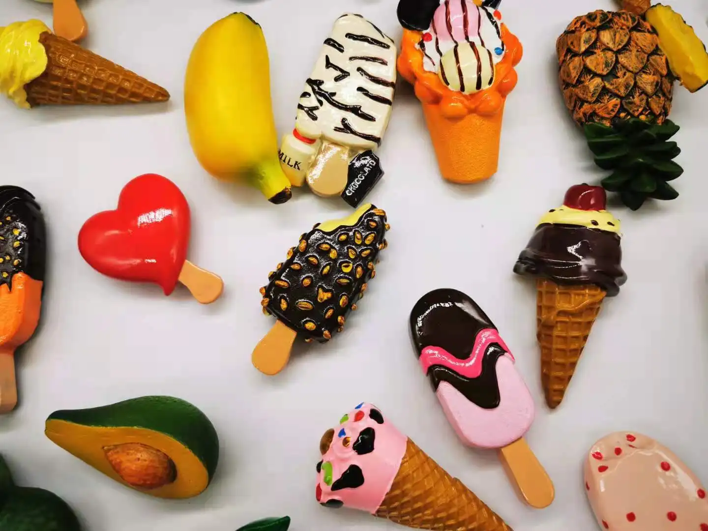 3D Food Creative Fridge Magnet Cute Refrigerator Magnetic Stickers Photo magnetic stickers For Girl Boy Toy Home Decoration |
