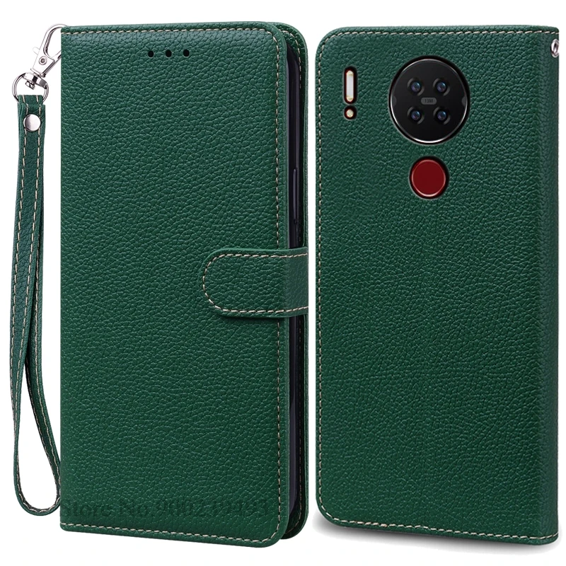 Elegant Leather Flip Wallet Phone Case with Bumper Protection