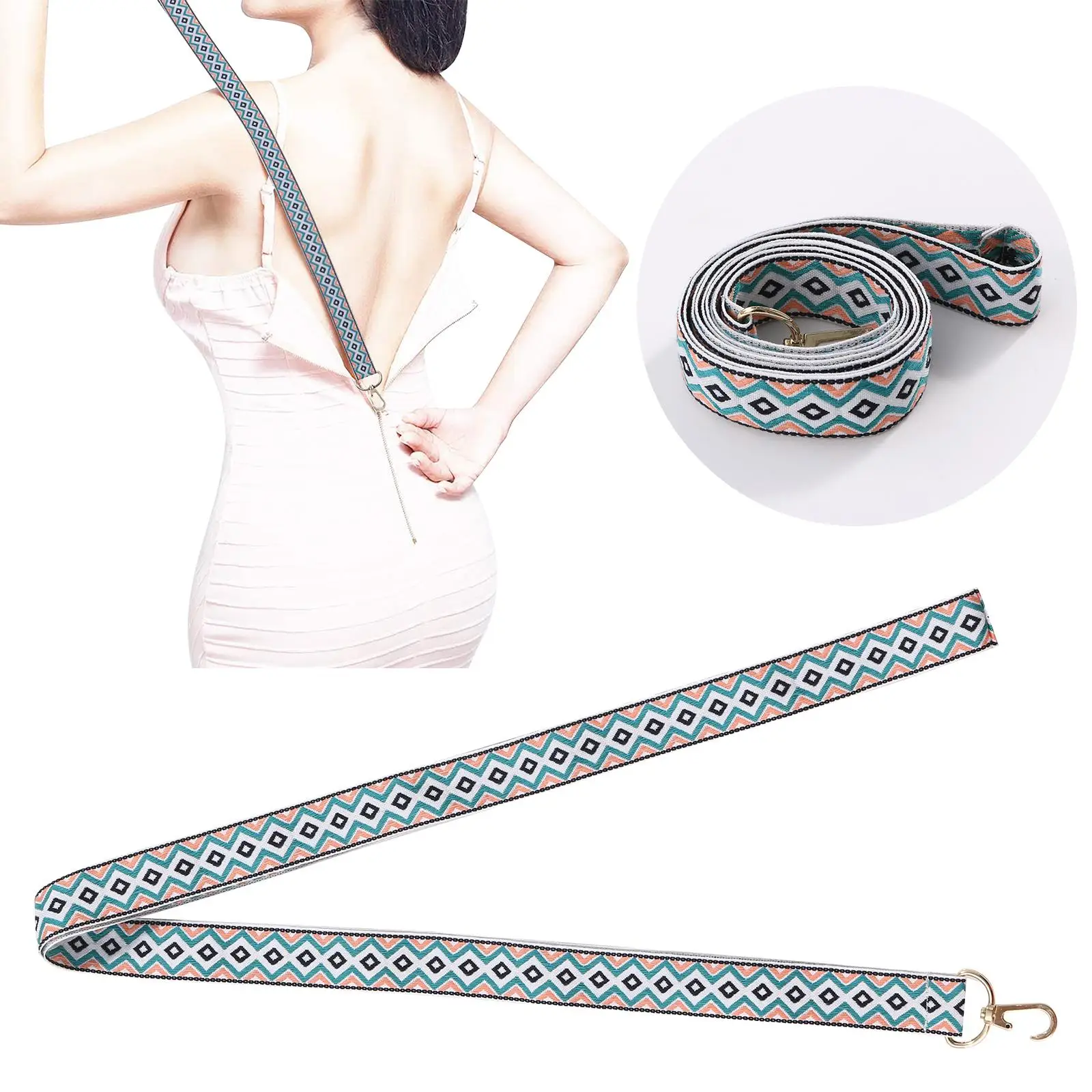

Dress Zipper Helper Zipper Puller Zipping Dress Tool Zipper Pull Assistant 77cm