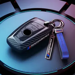 Premium ABS Carbon Fiber Car Key Cover Case - Stylish Car Accessories (Pro Max black)