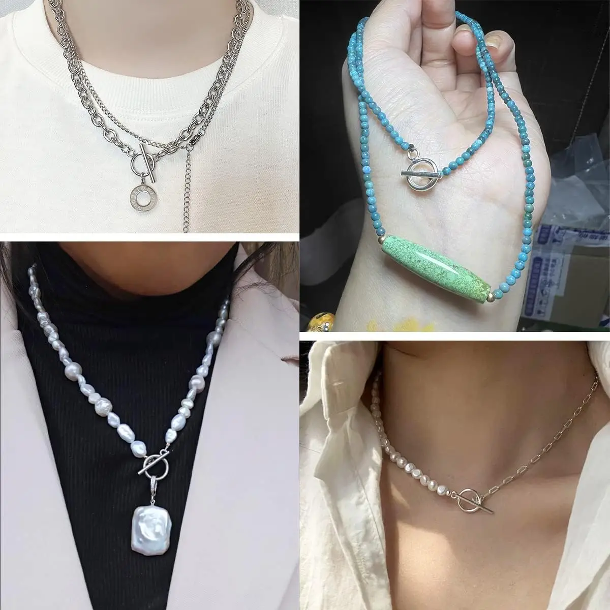 10 teile/los Klassische OT Verschluss Für DIY Halskette Armband Schmuck Machen Stecker Toggle Verschluss Schmuck Zubehör Liefert Erkenntnisse – Detail 7