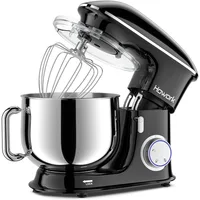 8.5QT Stand Mixer, 660W 6+P Speed Tilt-Head, Electric Kitchen Mixer With Dishwasher-Safe Dough Hook, Beater 1