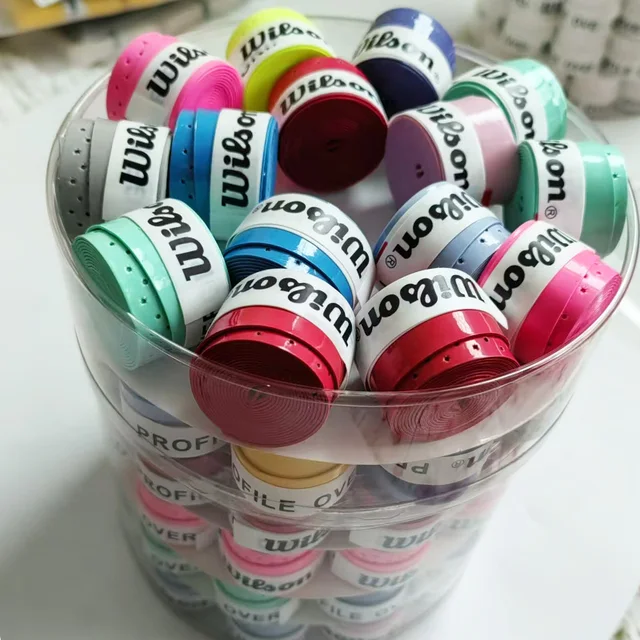 15/30/60/90/180pcs Tennis OverGrip Tennis Badminton Squash Training Sweat Absorbed Wraps Tennis Accessories Badminton Grip Padel 2