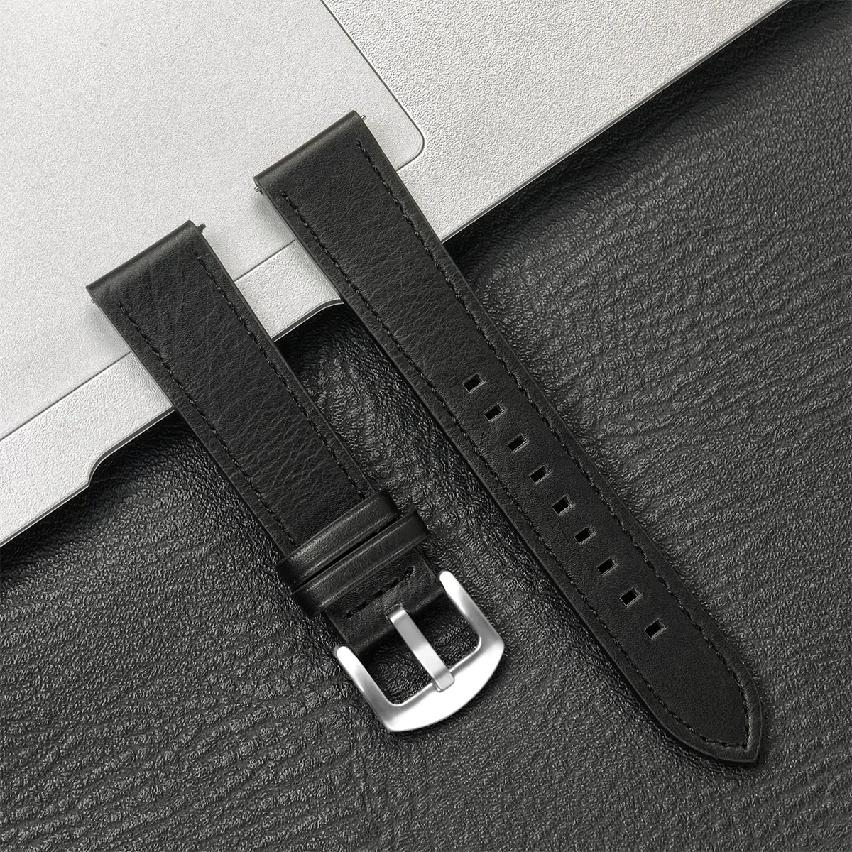 Premium 22mm Leather Watch Strap – Elegant Replacement Belt