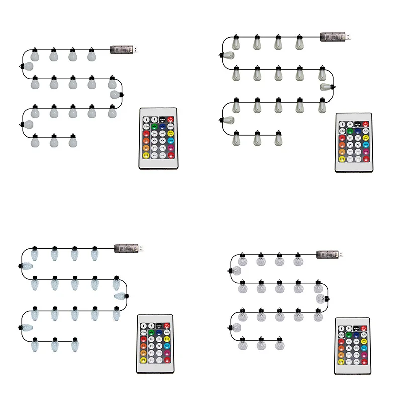 

Hot Light String Indoor Bedroom Light String 7 Meters 20 Lights+2M Extended LED Suitable For Hanging Light String