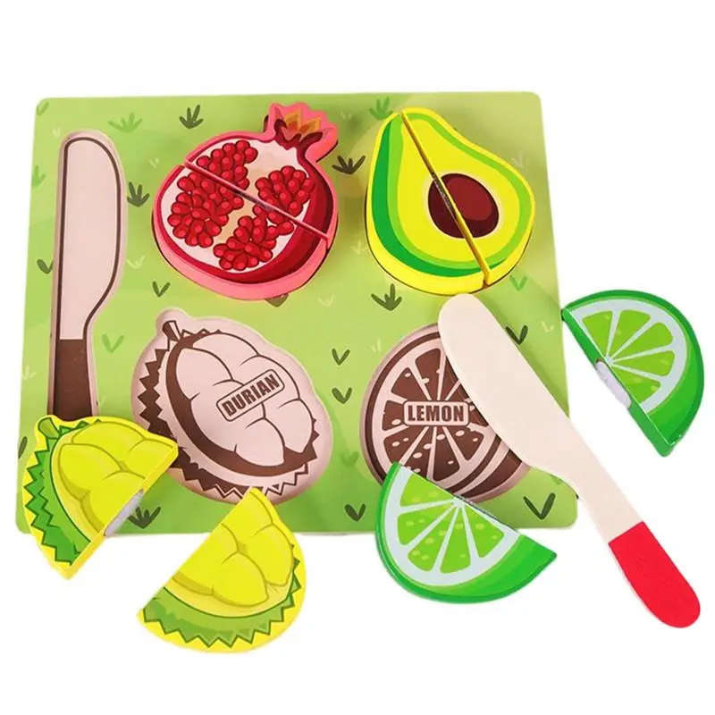 

Cute Cartoon 3D Wooden Puzzle Montessori Toys Toddlers Educational Hands-on Jigsaw Puzzle Set For 1 2 3 Year-Old Boys Girls