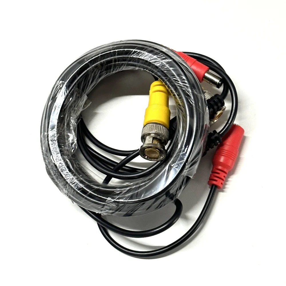 5-30M BNC + DC Connector 2 in 1 BNC CCTV Cable Coaxial Video Power AHD Cameras For DVR System