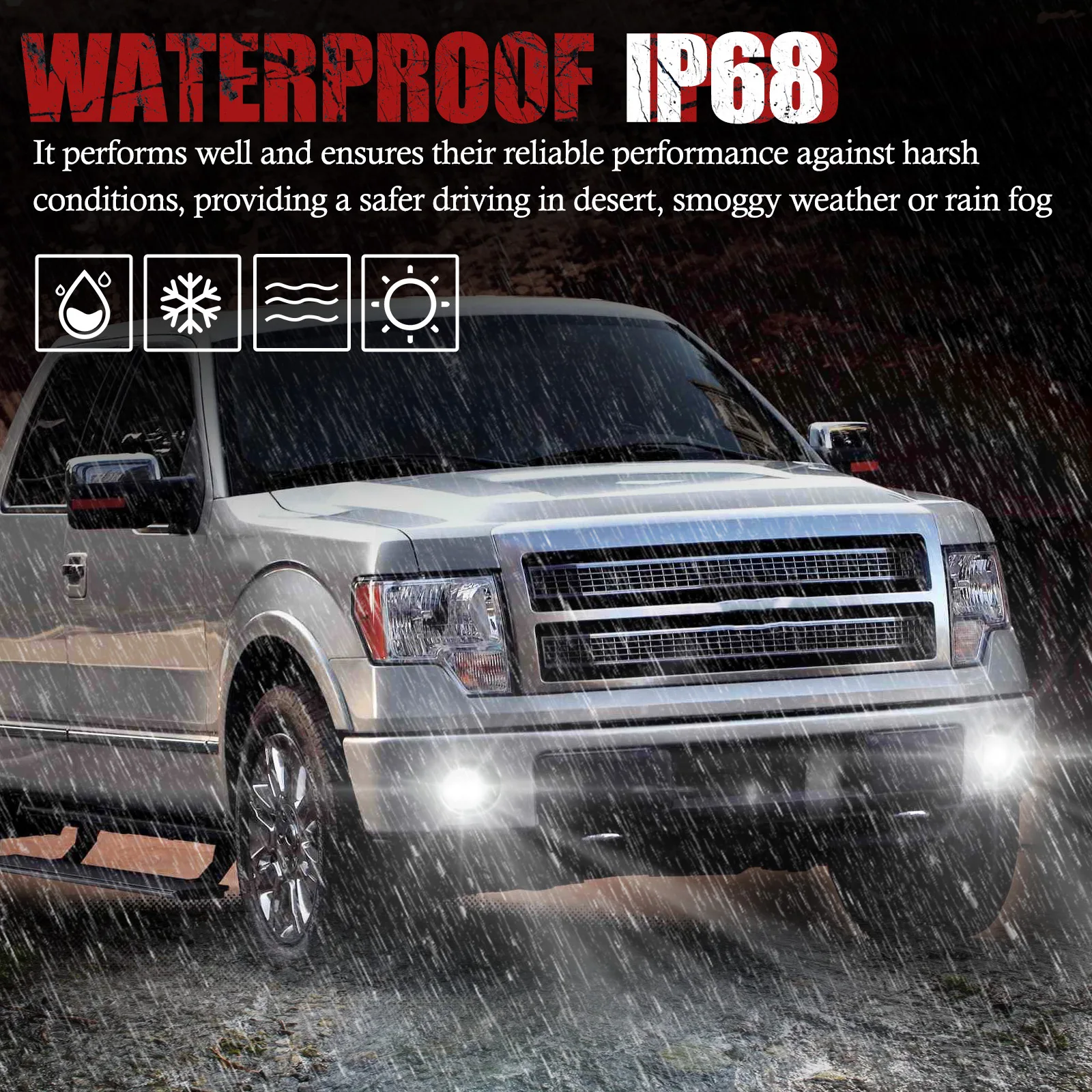 

Brighten Up the Night with 6000K LED Fog Lights for your Ford F-150