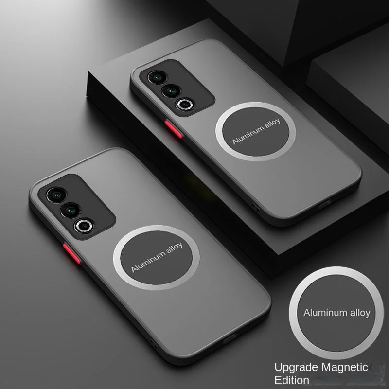 Hard PC Transparent Matte Magnetic Protective Back Cover Full Phone Shell Housing