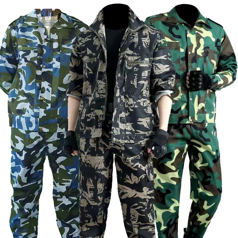 MensSetSummerOutdoorWorkClothesWearresistantAndStain