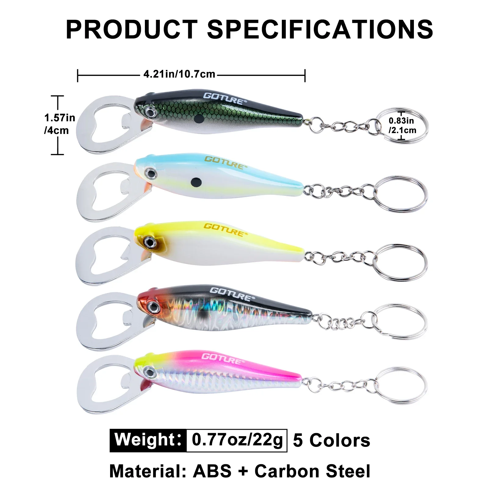Bottle Opener Kitchen Tools Multifunctional Tool Fishing Lure Shape Bottle Opener