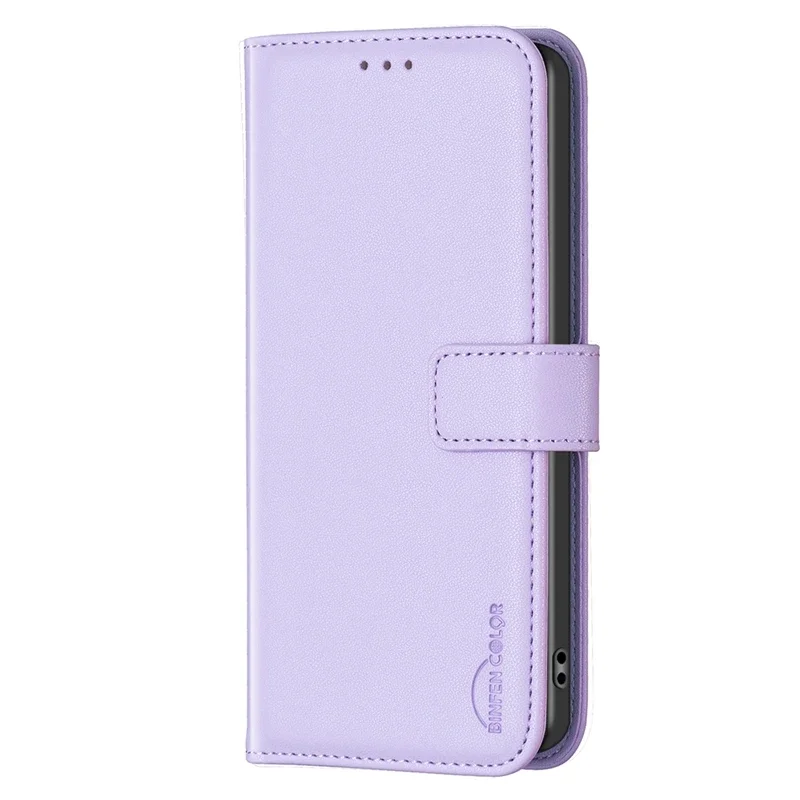 Premium Solid Color Leather Wallet Phone Cover - Magnetic Case