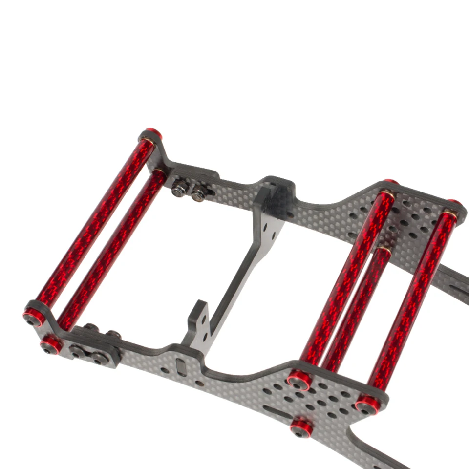 Staffe In Fibra Di Carbonio Per Telaio 1/10 RC Crawler – SCX10 Comp – 67-78mm