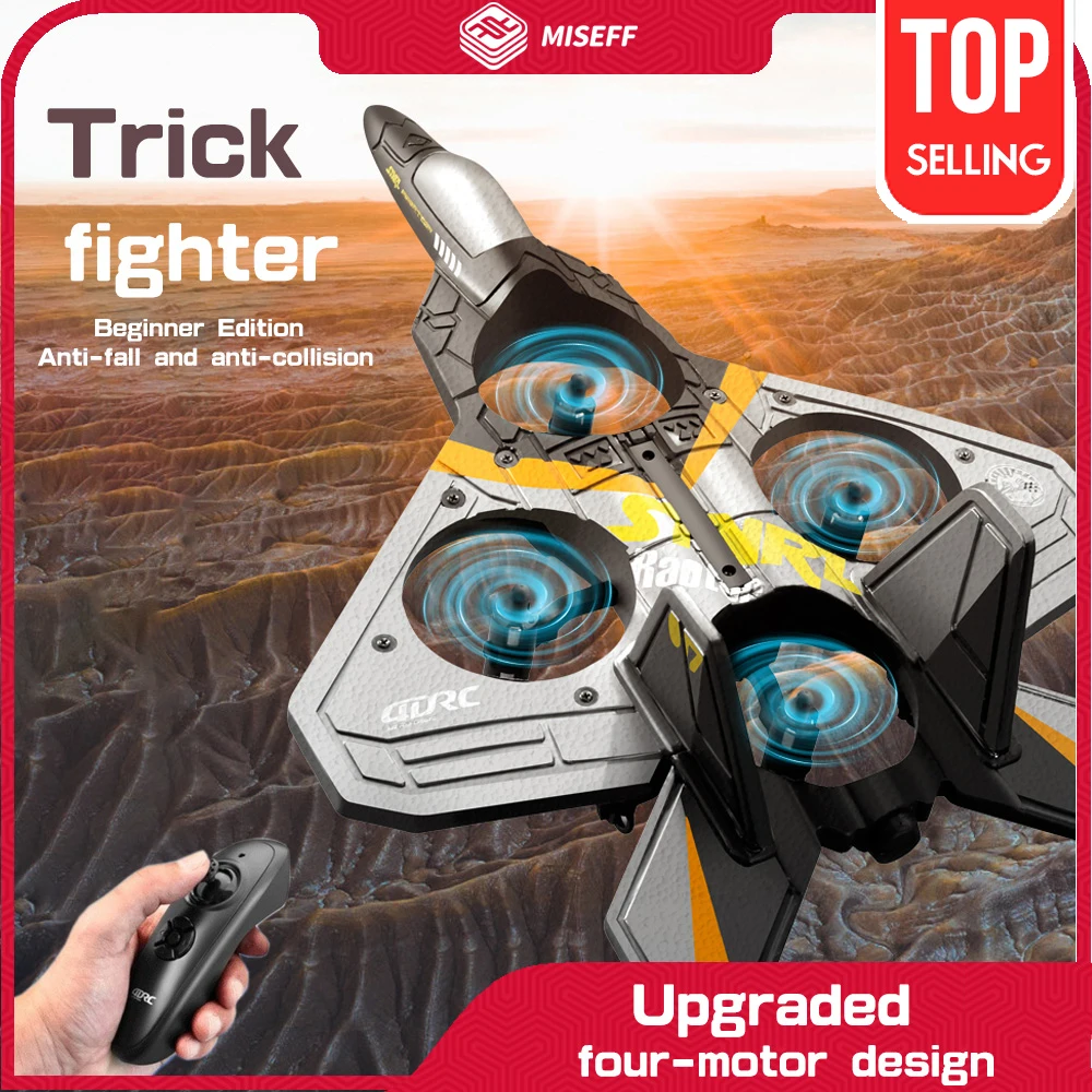 V17 RC Remote Control Airplane Drone 2.4G Gravity Sensing Glider EPP Foam Boy Toys Kids For Gift
